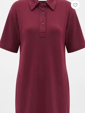 Le Bop Polo Mini Dress in Burgundy
